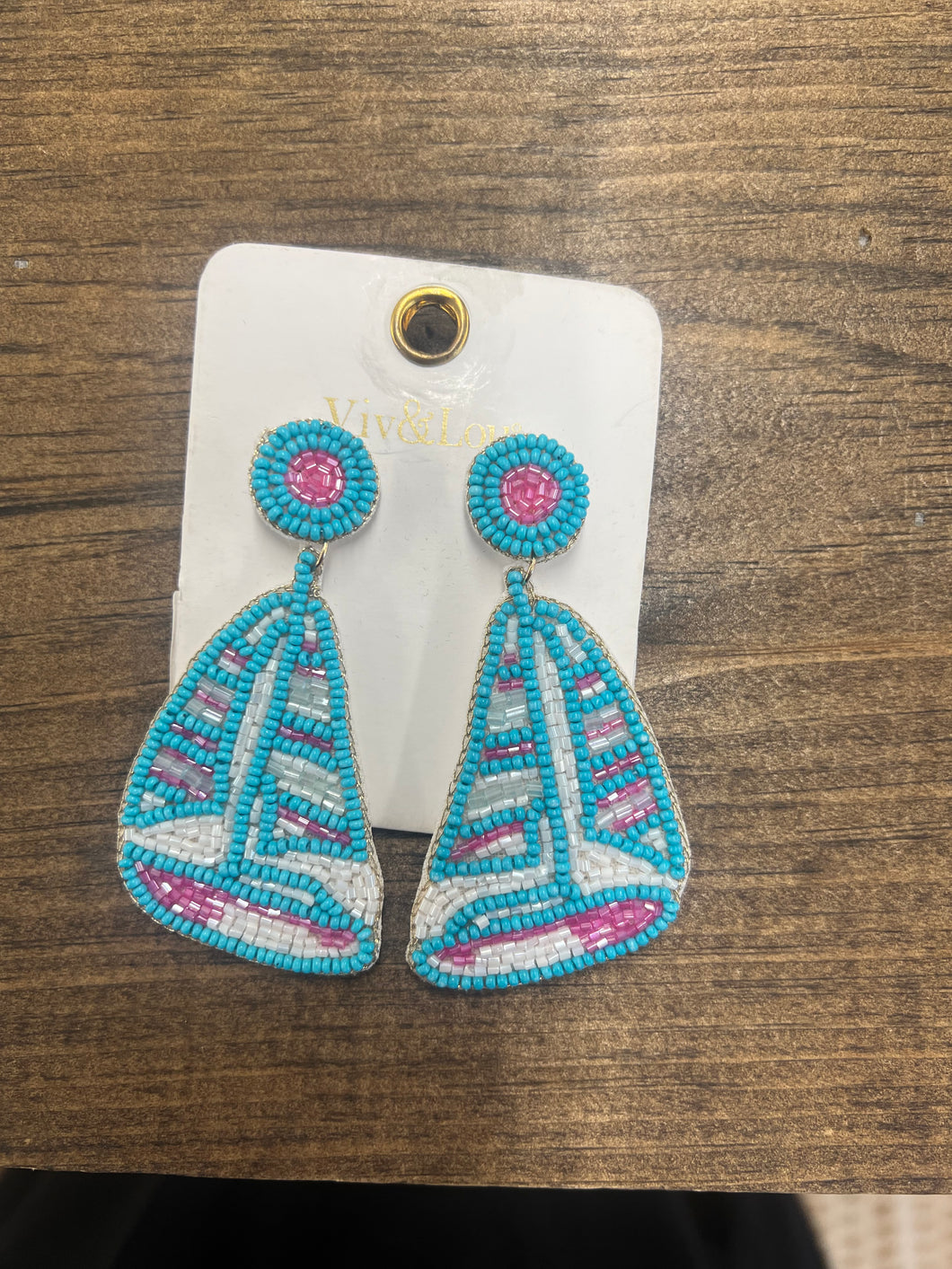 Seaview Sailboat Earrings