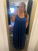 Load image into Gallery viewer, Vneck Cami Maxi Tiered Dress

