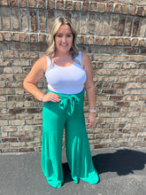 Load image into Gallery viewer, Tie Waist Tiered Pants
