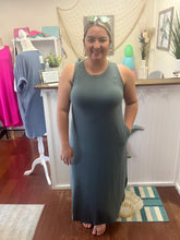 Load image into Gallery viewer, Brushed DTY Side Slit Dress
