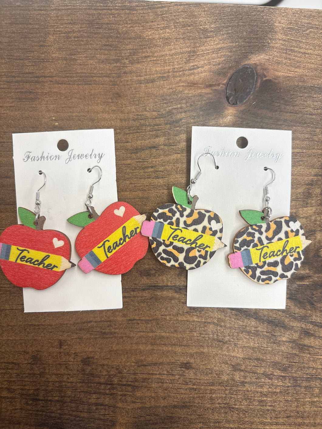 Apple Teacher Earrings