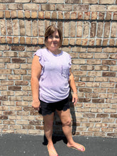 Load image into Gallery viewer, Ruffle Sleeve Front Pocket Tank
