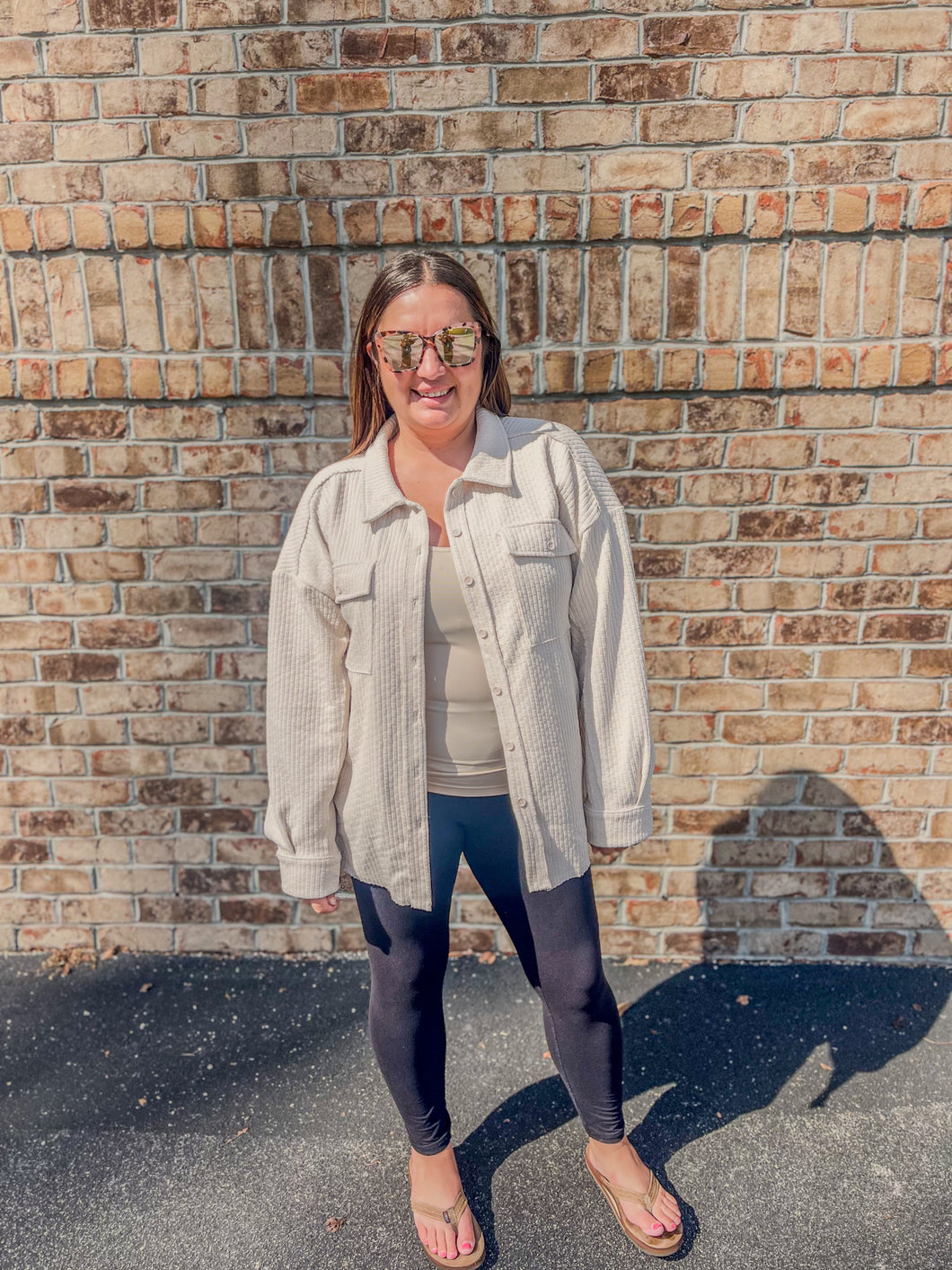 Oversized Knit Cozy Shacket