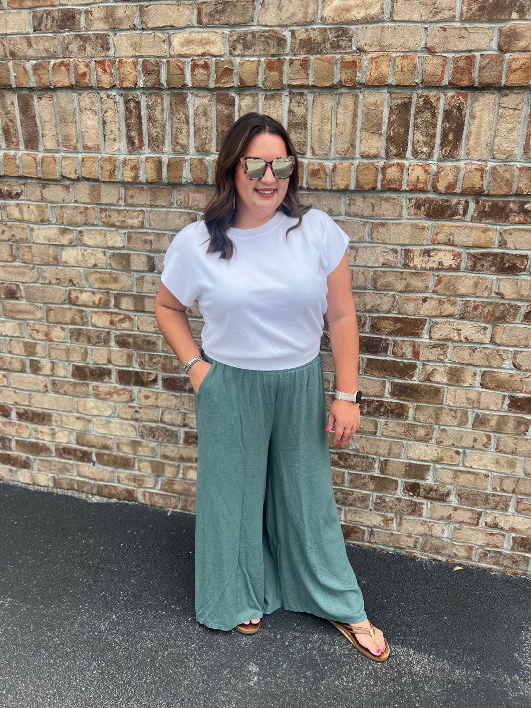 Round Neck Dolman Sleeve Sweater