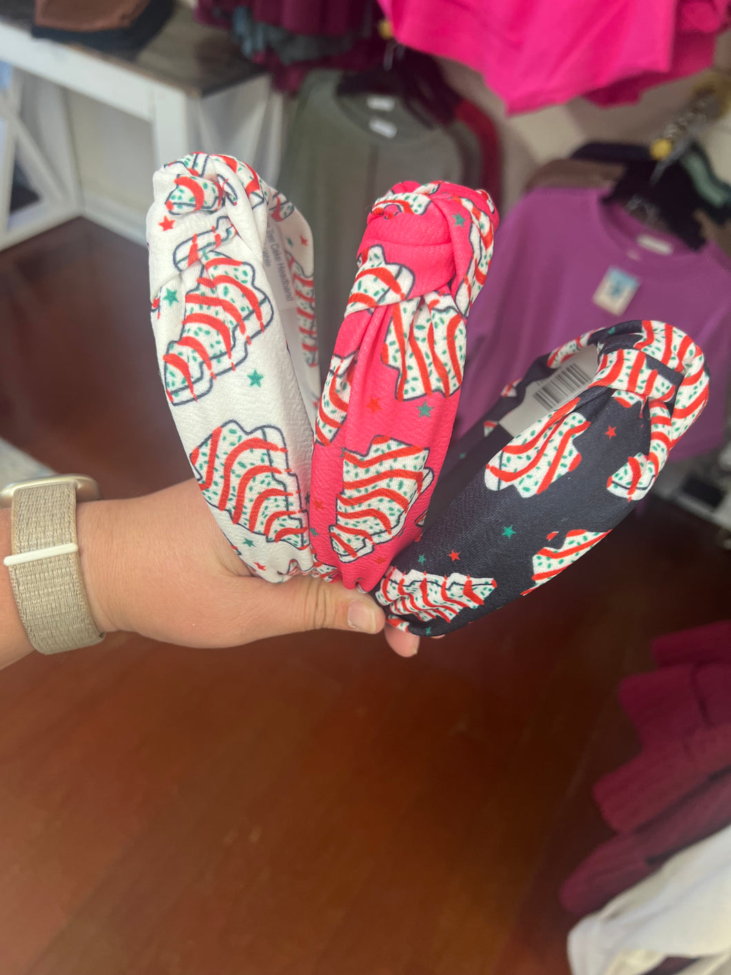 Christmas Tree Cake Headband