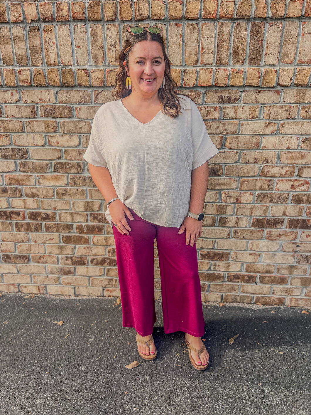 DS Magic Pants Wide Cropped